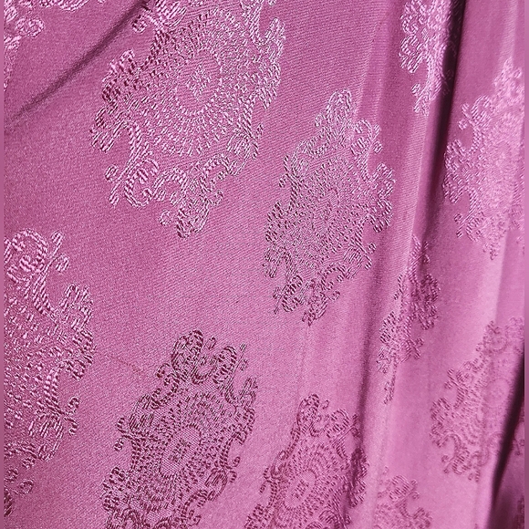 Nicole Miller Purple Silk Halter Deep V-neck Cowl Back Bubble Hem Dress/US 6 - Picture 3 of 16